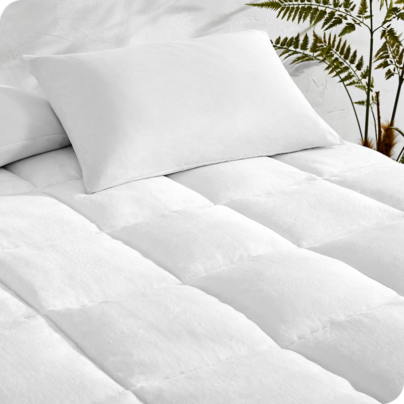 Bare Home Premium 1.5'' Down Alternative Mattress Pad & Reviews Wayfair